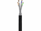 Goobay Cat 7 Externí síťový kabel, měď, S/FTP (PIMF), čer...
