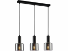 Závěsná lampa Santia 3 x 40 W E27 černá/hnědá