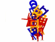 Import Leantoys Hra padající židle uspořádat barevnou věž