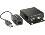 Lindy 32686 Prodlužovací kabel USB (Extender) s házenou pořadí po RJ-45 CAT 5E/6 až 300M