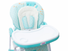 Jídelní židlička NEW BABY Minty Fox - ekokůže a vložka pr...
