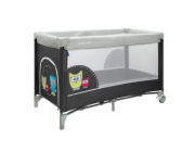 Dětská cestovní postýlka Baby Mix Sova tmavě šedá