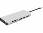 Stanice/replikátor Estuff USB-C 12in1 (ES623009)