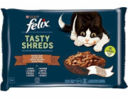Felix FELIX sasz.4x80g TASTY SHREDS KACZKA& INDYK wiejskie smaki w sosie /12