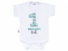 Body s potiskem New Baby Mám jeden Rok - dárkové balení