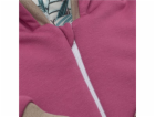 Zateplený jarní overal s kapucí New Baby Spring purple-pink