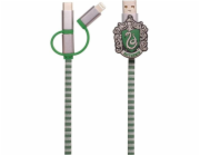 Kabel USB ThumbsUp! USB-A - USB-C + microUSB + Lightning 1 m Zielony (1002654)
