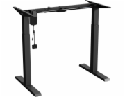 Elektrická elgerová recepce Ergo Office High, Max výška 123 cm, max - 70 kg, bez stojícího vrcholu pro sezení, černá, er -403b