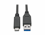 PremiumCord kabel USB-C - USB 3.0 A (USB 3.1 generation 2, 3A, 10Gbit/s)  0,5m