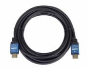 PremiumCord Ultra HDTV 4K@60Hz kabel HDMI 2.0b kovové+zlacené konektory 1m