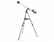 Nedis SCTE5060WT - Teleskop | Clona: 50 mm | Ohnisková vzdálenost: 600 mm | Max. pracovní výška: 125 cm | Tripod | Bílá 