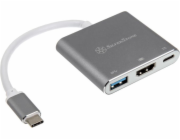 Stanice/replikátor Silverstone USB-C (EP08C)