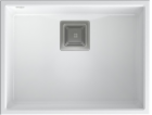 Quadron David 50 Graniteq Snow White Sink/Steel Elements