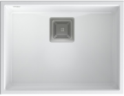 Quadron David 50 Graniteq Snow White Sink/Steel Elements
