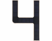 Nástěnná lampa Paulmann Outdoor Solar House Number 4 3000k IP44 Exchange baterie