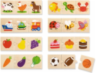 Dřevěné logické puzzle Viga 24ks