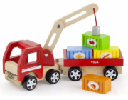 Dřevěný magnetický jeřáb Viga