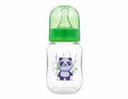 Láhev s obrázkem Akuku 125 ml panda zelená