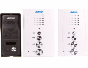 Orno rodinné interkom s interkomem, nesledujícím, bílým, eluvio intercom nebo-dom-re-920/w-or-dom-re-920/w