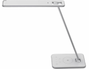 UNILUX stolní lampa Unilux Jazz, Qi White and Silver, Touch Switch, s nabíječkou, 400093836