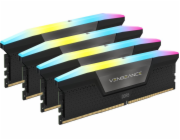 Corsair Corsair Vengeance RGB, DDR5-6400, XMP 3.0, CL32-64 GB Quad-Kit, Schwarz