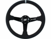 Slide_F Slide 350mm offset volant: 80mm kožený stříbrný pás