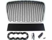 MTUNING_F GRILL AUDI A6 C6 RS Style Matt Silver-Black (09-11)