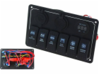 Turboworks Switch 12/24V on-offx6, 1xz, 2xusb 3.1a, 1 LED...