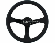 Slide_F Slide 350mm offset volant: 80mm černá kůže