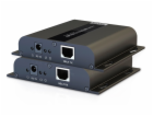 PremiumCord 4K HDMI extender na 120m přes LAN, over IP, H...