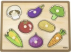 Dřevěné vkládací puzzle zelenina Viga
