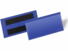 Odolná kapsa magnetického úložiště 150x67mm modrá 50 ks. ...