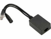 Poe Inverter 1 Port vstup 1x1000MB/S RJ45/Jack 10-24V, 24V výstup