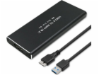 Qoltec 51854 Hard drive Enclosure M.2 SATA SSD NGFF | USB...