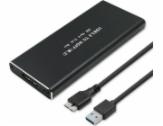 Qoltec 51854 Hard drive Enclosure M.2 SATA SSD NGFF | USB 3.0