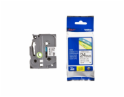 Brother - TZe-251, bílá / černá (24mm, laminovaná)