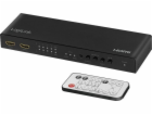 Přepínač 4x2 HDMI, 4K 60Hz, s dálkovým ovládáním