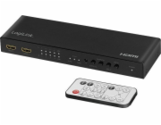 Přepínač 4x2 HDMI, 4K 60Hz, s dálkovým ovládáním