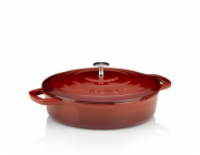 KELA Kastrol litinový Calido 28 cm červená KL-11938