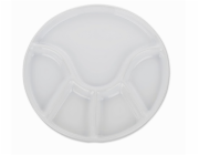 KELA Fondue talíř ANNELI bílá 21,5 cm KL-67403