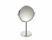 KELA Kosmetické zrcátko oboustranné FABIENNE chrom 23,5 x 13,5 x 37,5 cm KL-20642