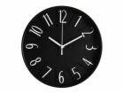 SEGNALE Hodiny nástěnné s 3D čísly 25 cm černá KO-8370007...
