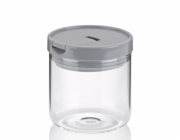 KELA Dóza ARIK skleněná šedá 0,6 l KL-12107