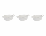 EXCELLENT Zapékací misky porcelánové sada 3 ks oválná KO-798000090oval