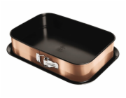 BERLINGERHAUS Forma s nepřilnavým povrchem 2v1 Rosegold Metallic Line 39x27x7,5cm BH-6474