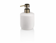 KELA Dávkovač mýdla Adele keramika offwhite 400 ml KL-23732