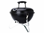PROGARDEN Přenosný gril na dřevěné uhlí s víkem 37 cm čer...