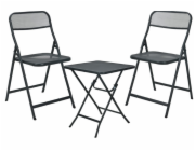 PROGARDEN Zahradní nábytek skládací sada stůl + 2 židle KO-X81100210