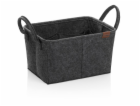 KELA Koš Fay 35x25 cm  filc tmavě šedá KL-24463