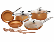 BLAUMANN Sada nádobí s nepřilnavým povrchem Le Chef Line Rosegold 11 ks BL-3342